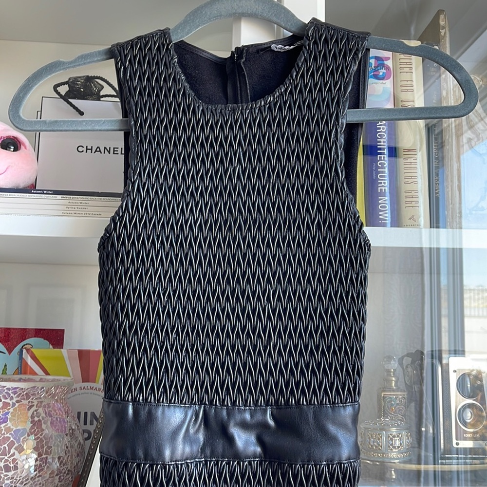 Pleather Dress